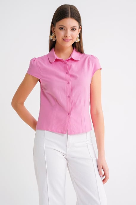 Slim Fit Popeline Hemd - Image 2