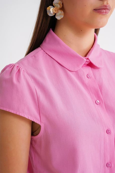 Slim Fit Popeline Hemd - Image 3