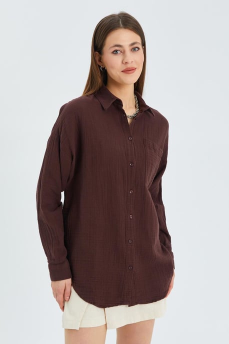 Oversize-Shirt mit Taschendetail - Image 2