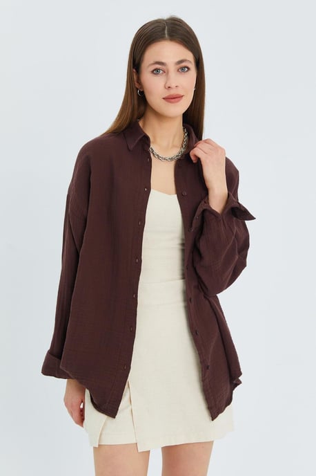 Oversize-Shirt mit Taschendetail - Image 3