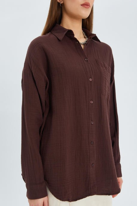 Oversize-Shirt mit Taschendetail - Image 4