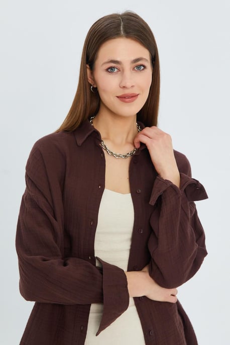 Oversize-Shirt mit Taschendetail - Image 5