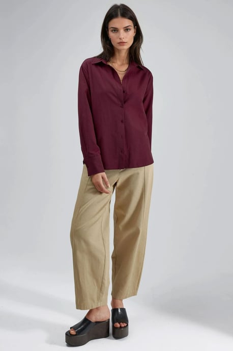 Button-Up Lockerer Schnitt Hemd - Image 5