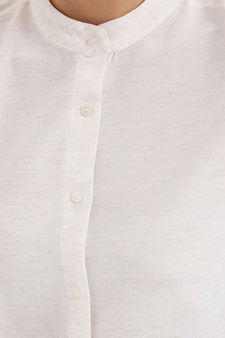 Kurzärmeliges Button-Down-Shirt - Image 4