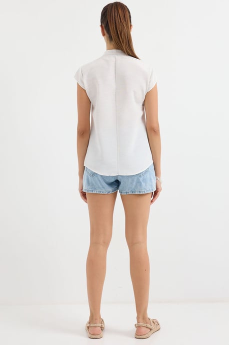 Kurzärmeliges Button-Down-Shirt - Image 5