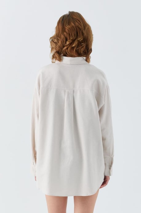 Oversize Popeline Hemd - Image 6