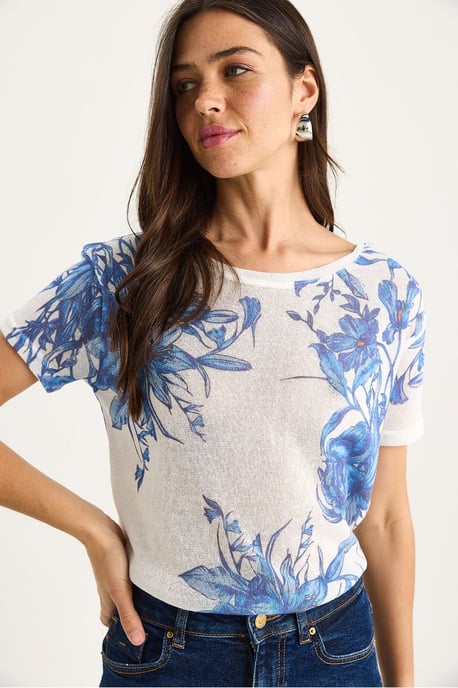 Transparent Rundhals-T-Shirt - Image 4