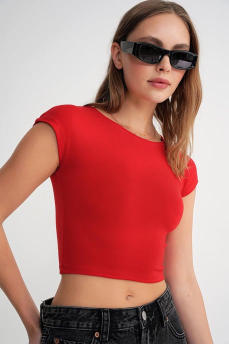Slim Fit Crop T-Shirt - Image 3