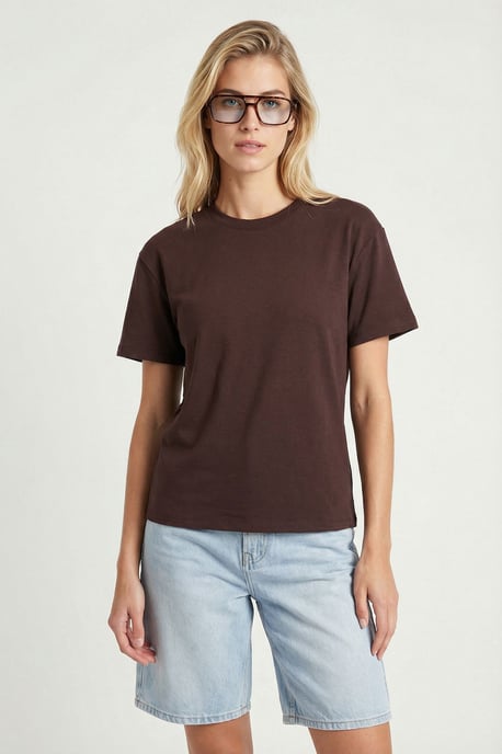 Einfaches Rundhals-T-Shirt - Image 2