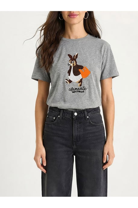 Besticktes Rundhals-T-Shirt - Image 3