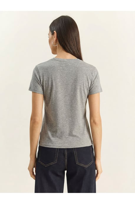Besticktes Rundhals-T-Shirt - Image 4