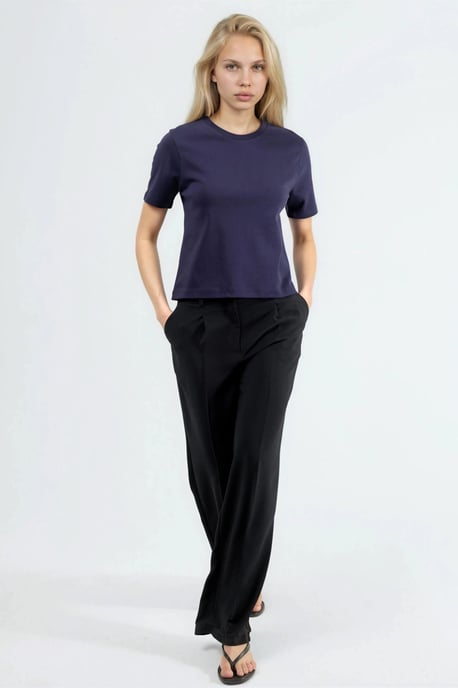 Rundhals Baumwoll-T-Shirt - Image 4