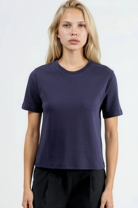 Rundhals Baumwoll-T-Shirt - Image 6