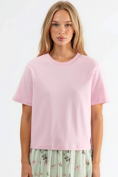 Rundhals Baumwoll-T-Shirt - Image 5