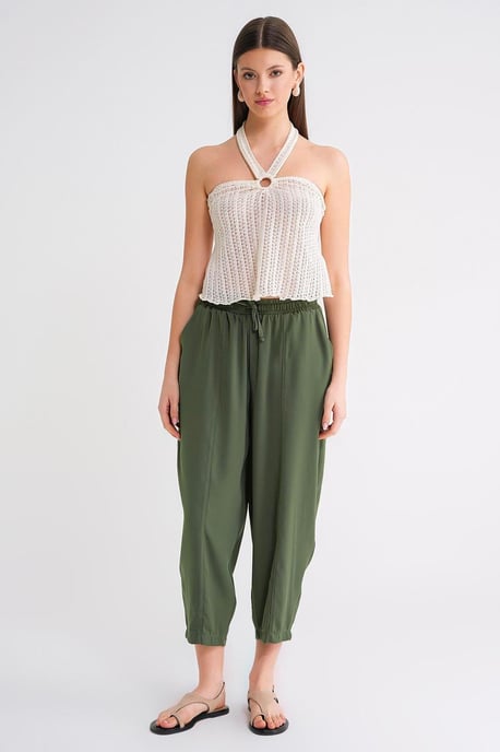 Salwar-Fit-Hose mit Kordelzug - Image 1