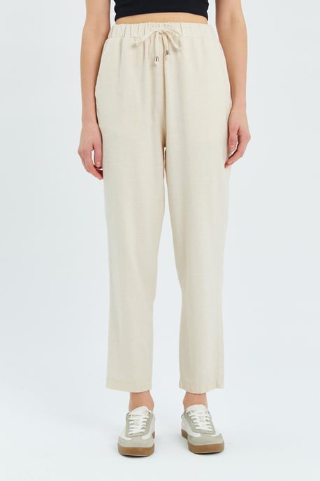 Hose mit hoher Taille und Kordelzug - Image 4