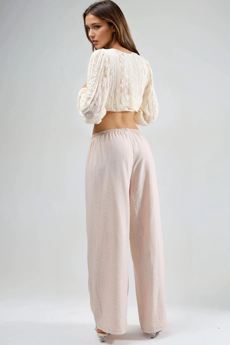 Hosen mit elastischem Bund und Bindegurt - Image 3