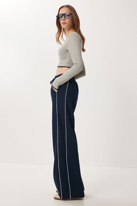 Reguläre Passform Baumwoll-Strick-Sweatpants - Image 3