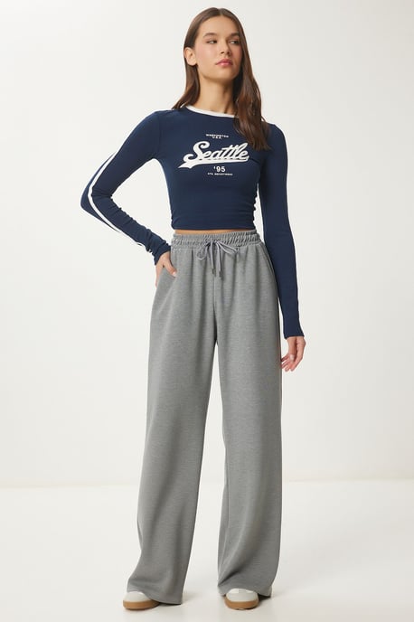 Weite Bequeme Sweatpants mit Kordelzug - Image 2
