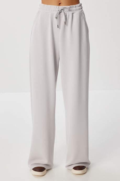 Sweatpants mit weitem Bein und Kordelzugbund - Image 3