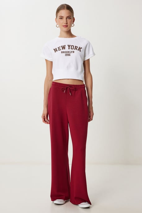 Weite Bein Sweatpants mit Kordelzugbund - Image 2