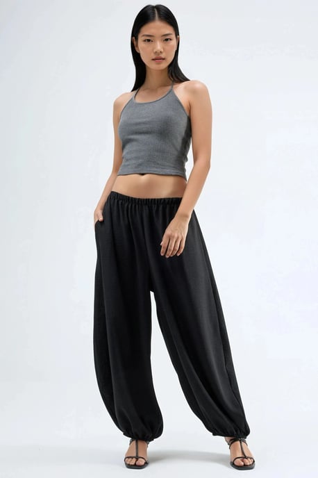 Tiefe Taille Baggy Fit Jogginghose - Image 4