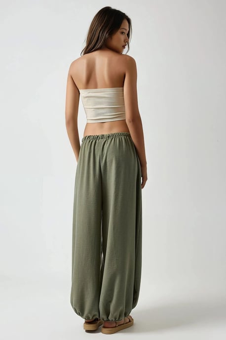 Niedrige Taille Baggy Fit Jogginghose - Image 3