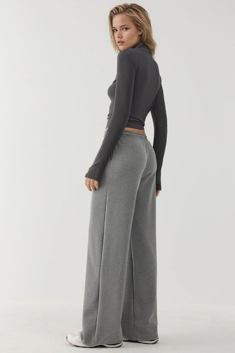Weiche Modal Touch Weite Leg Sweatpants - Image 2