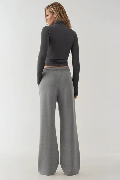 Weiche Modal Touch Weite Leg Sweatpants - Image 3