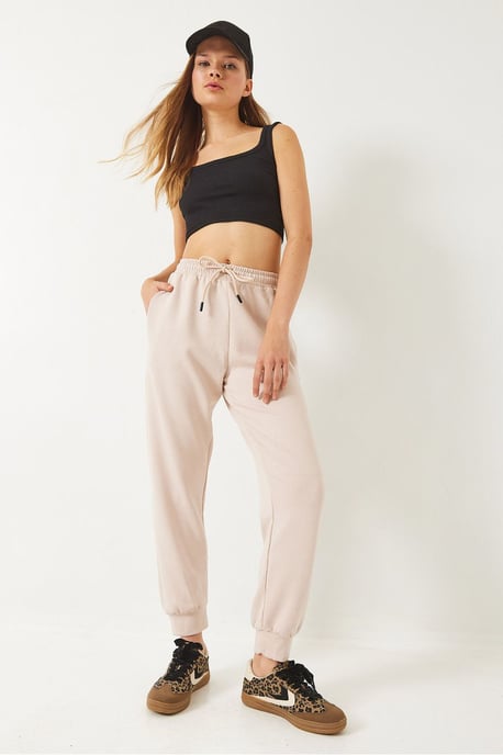 Texturierte Relaxed-Fit Sweatpants mit Taschen - Image 4