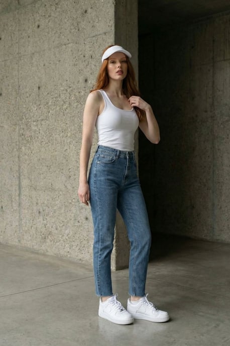 Hochtaillierte Skinny-Leg-Denim-Jeans - Image 5