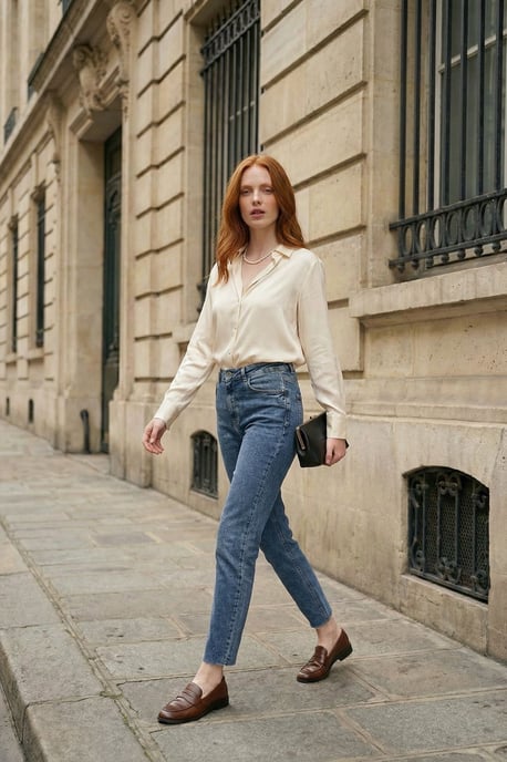Hochtaillierte Skinny-Jeans - Image 2