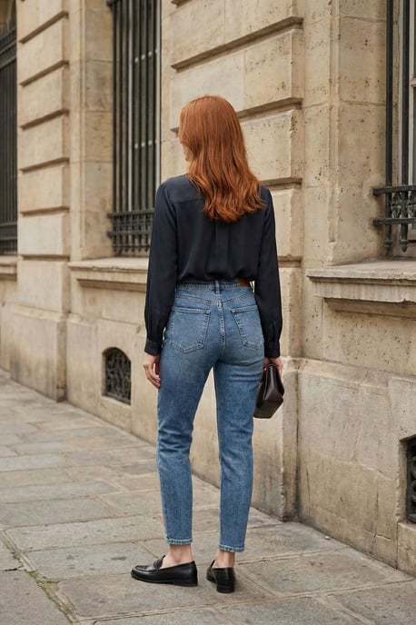Hochtaillierte Skinny-Jeans - Image 5