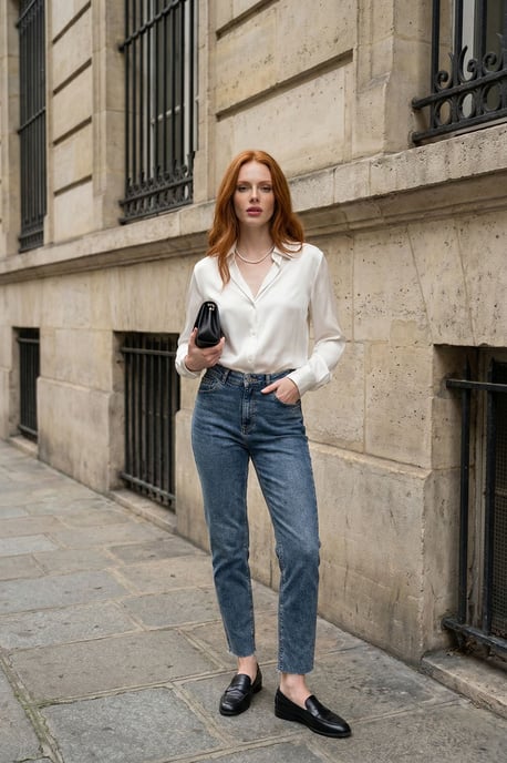 Hochtaillierte Skinny-Jeans - Image 6