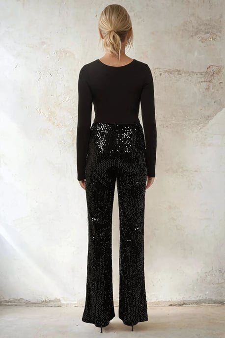 Glockenförmige Paillettenhose - Image 6
