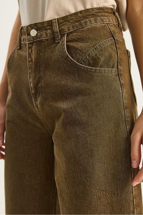 Hoch geschnittene Baggy-Jeans pantalon - Image 6