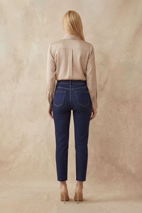 Hoch-taillierte Skinny-Jeans - Image 4