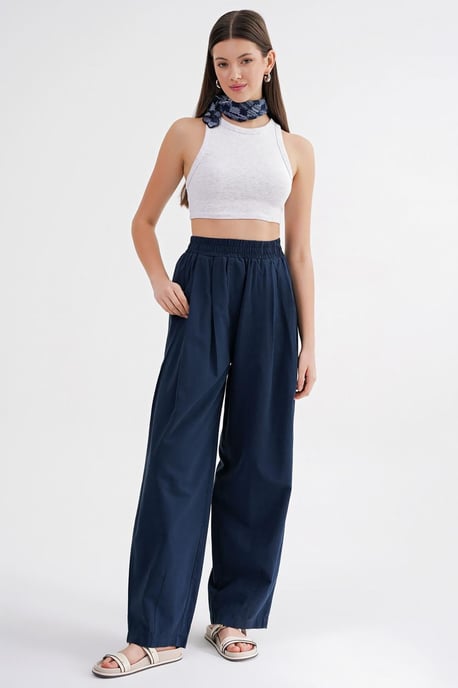 Gerade geschnittene Leinenhose - Image 3