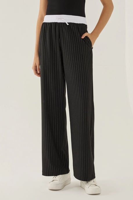 Elastische Hosen mit Streifen - Image 2