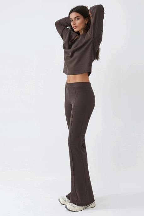 Gerippte Elastische Schlaghosen - Image 3