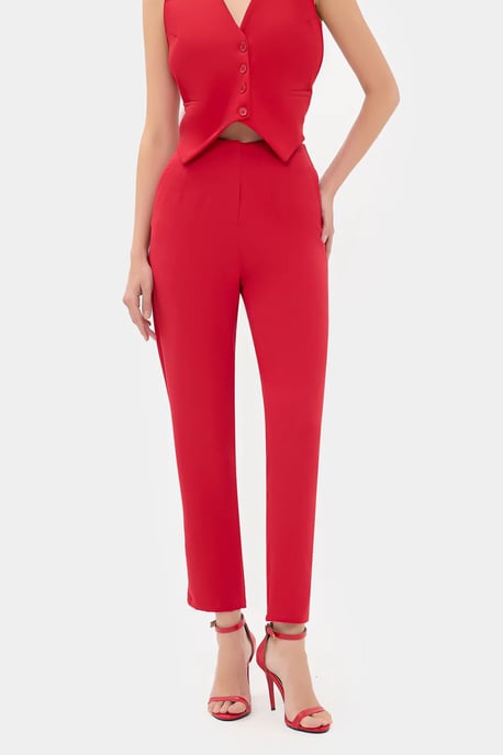 Hochtaillierte Karottenhose - Image 2