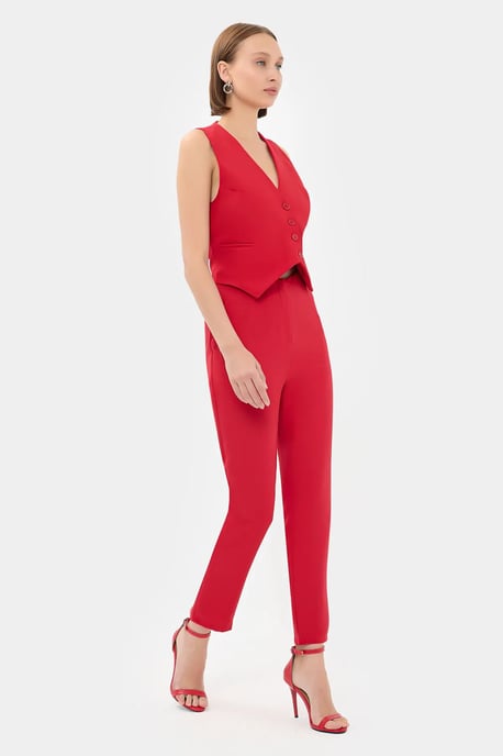 Hochtaillierte Karottenhose - Image 3
