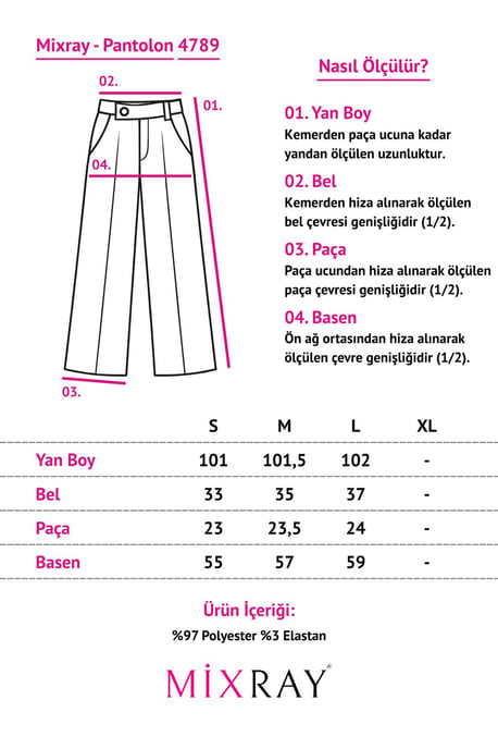 Hose mit elastischem Bund und Zigarettenbeinform - Image 3