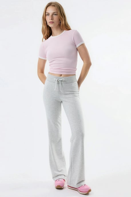 Elastische Taillen-Bootcut-Hosen - Image 4