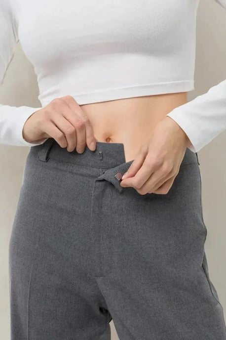 Hochtaillierte Gerade Beinhose - Image 2