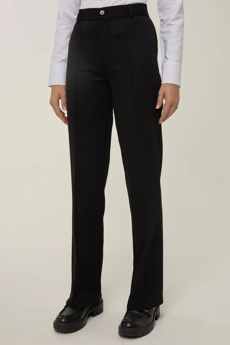 Gerade geschnittene Hose mit Stichdetails - Image 2