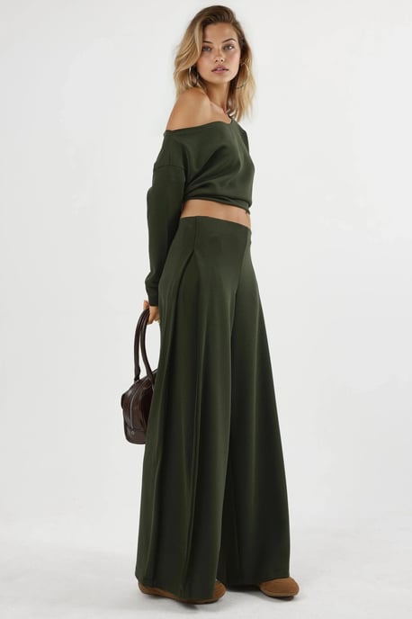 Weite gefaltete Hose - Image 4