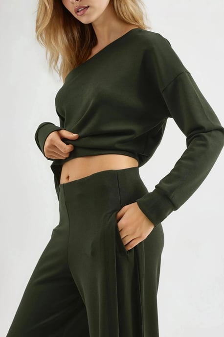 Weite gefaltete Hose - Image 6