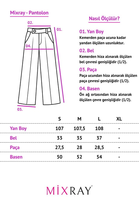 Hochtaillierte Pull-On Gerade-leg-Hosen mit Taschen - Image 6
