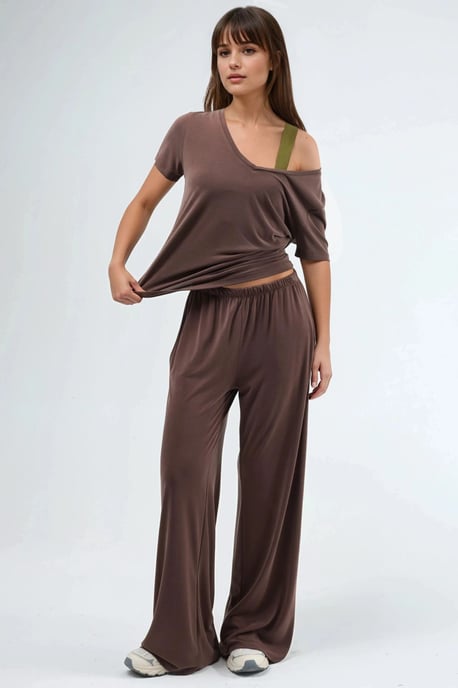Elastische Bund gerade geschnittene Modal-Hose - Image 6